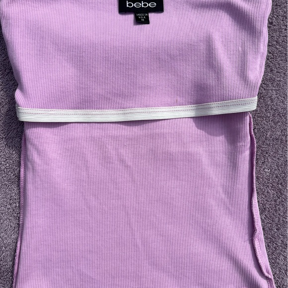 Bebe Lavender Classic Tube Top.   Size M - Picture 7 of 7